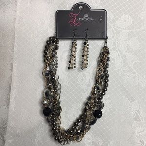 Necklace and Earrings